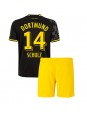 Borussia Dortmund Nico Schulz #14 Auswärts Trikotsatz für Kinder 2022-23 Kurzarm (+ Kurze Hosen)